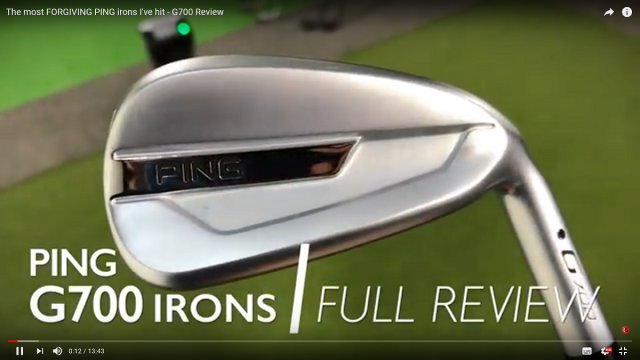 PING G700 Järn test Video